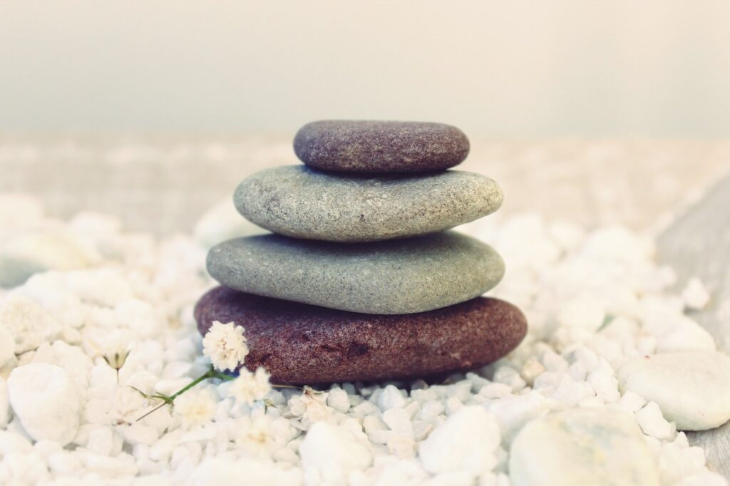 stones, meditation, balance